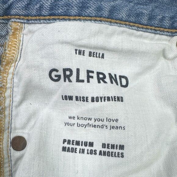 GRLFRND The Bella Low Rise Boyfriend Jeans - Fairfax - Size 25 - Picture 8 of 10